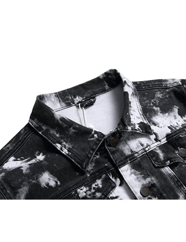 Dark Night Black Denim Washed Jacket - Constantly Create Shop